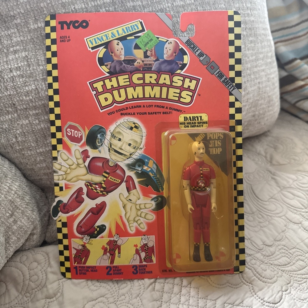 The Incredible Crash Dummies DARYL Figure Tyco 1991